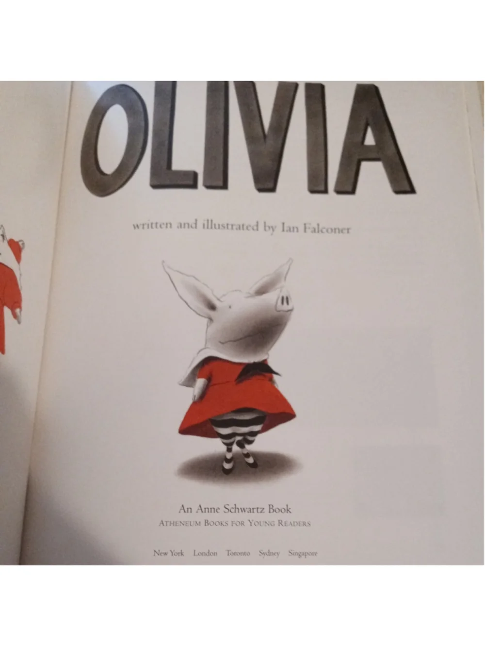 Atheneum Books OLIVIA Children's HB Ian Falconer